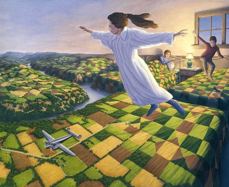 diaforetiko.gr : magic realism paintings rob gonsalves 22 880 33 Πίνακες Ζωγραφικής με οπτικές ψευδαισθήσεις που παίζουν με το μυαλό σου.