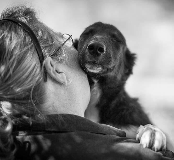 diaforetiko.gr : yperoxes fwtografies skylwn pou agkaliazoun anthrwpo tous 12 26 μοναδικές φωτογραφίες σκύλων που αγκαλιάζουν τον άνθρωπο τους
