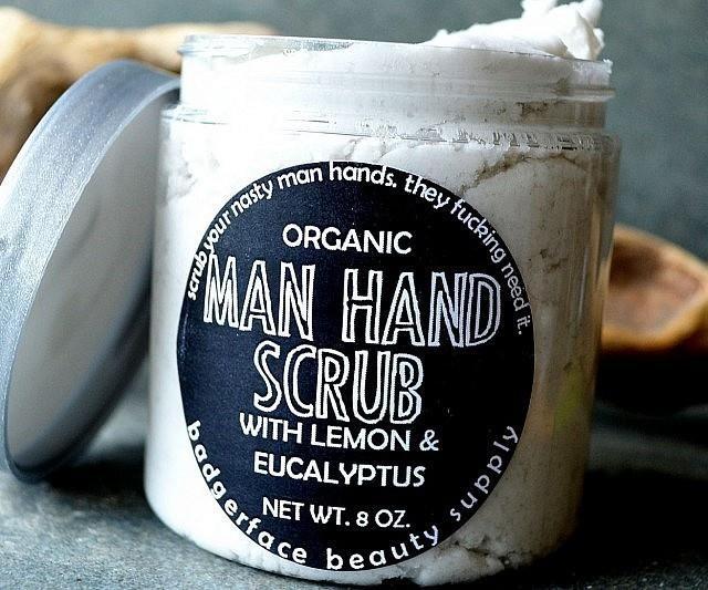 "Scrub your nasty man hands" - say no more.
