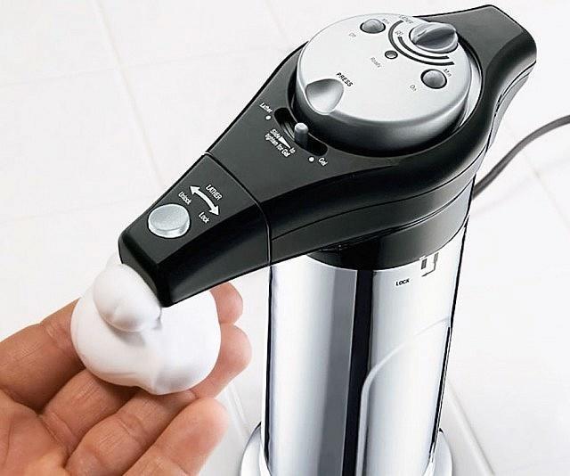 Have your man enjoy his morning shaves by gifting him with this heated shaving cream dispenser.