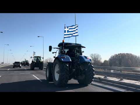 ThessPost - Κομβόι αγροτών για το λιμάνι Θεσσαλονίκης 