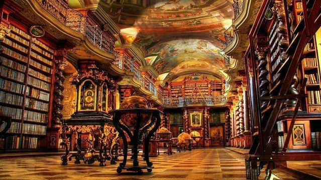 Εκπληκτική βιβλιοθήκη-μουσείο στην Πράγα!