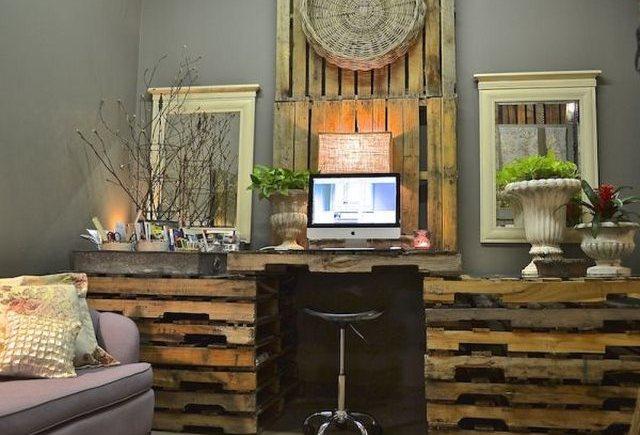 25 γραφεία και τραπέζια από ξύλινες παλέτες που θα σας εμπνεύσουν να δημιουργήσετε το δικό σας