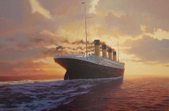 10.) The Titanic is the only ocean liner to ever be sunk by an iceberg.