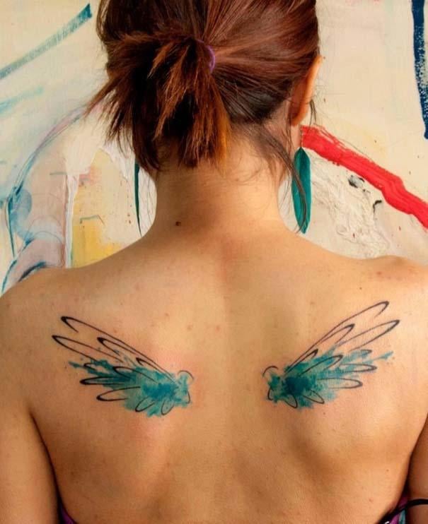 Καλλιτεχνικά τατουάζ που μοιάζουν με υδατογραφίες (9)