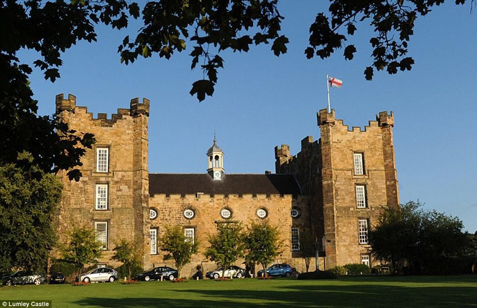 Stunning Lumley Castle, near Durham, has a history spanning more than 600 years - and is believed to be haunted