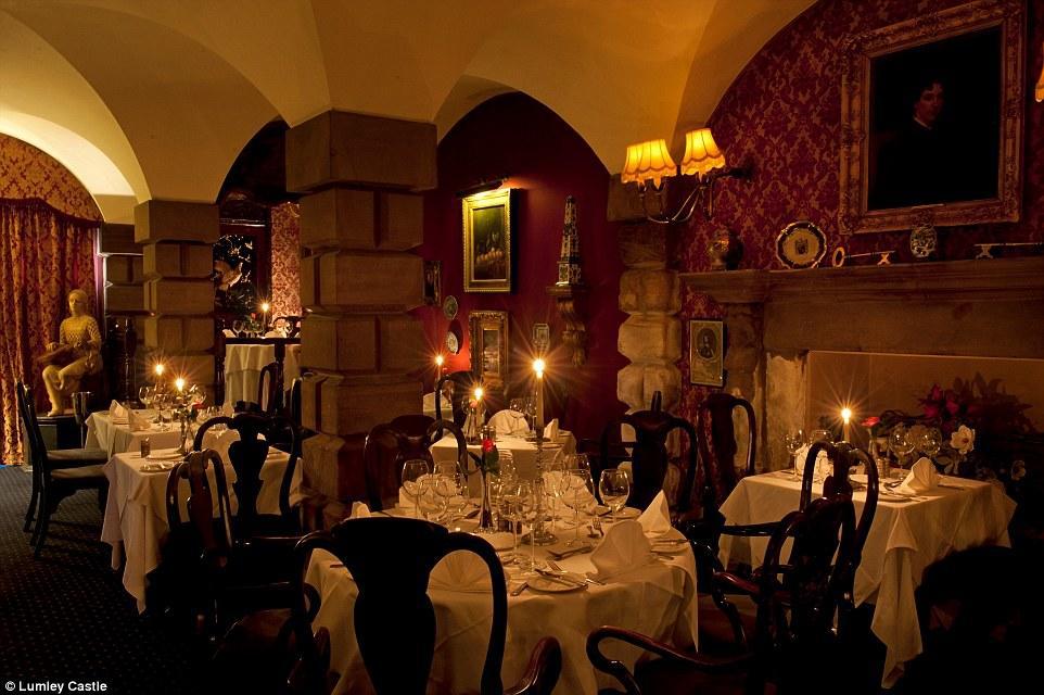 The hotel has been restored by its current owners, No Ordinary Hotels, and offers 73 bedrooms and suites. Black Knight restaurant (pictured)