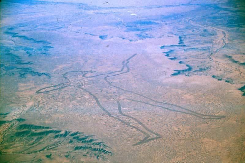 The second largest geoglyph is in Australia. The Marree Man, or Stuart's Giant was discovered in 1998. 