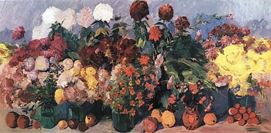 Martiros Saryan, Autumn flowers and fruits (1939)