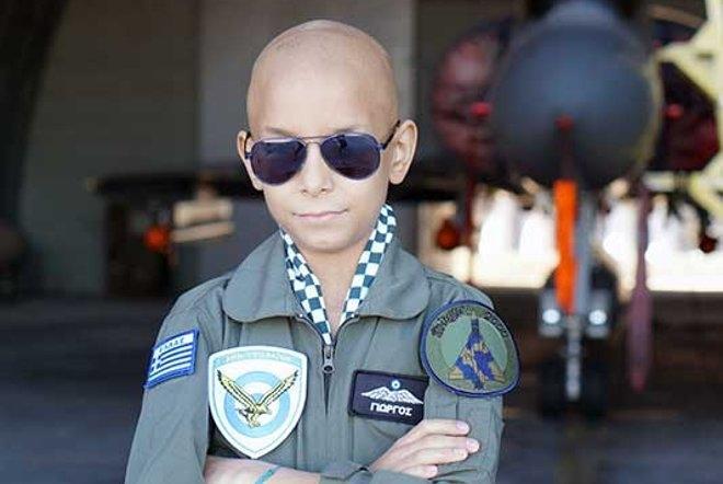 Ο 10χρονος πιλότος της 331 Μοίρας έκανε την ευχή του πραγματικότητα χάρη στο «Make A Wish»!