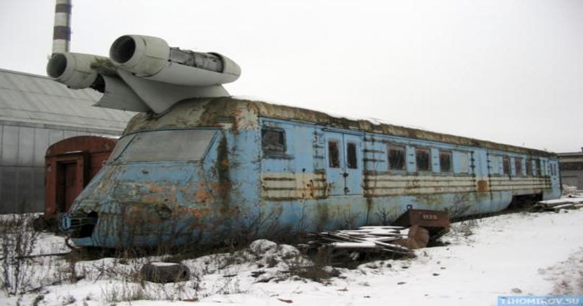 Το σοβιετικό τραίνο που κινούταν με τουρμπίνες αεροπλάνου