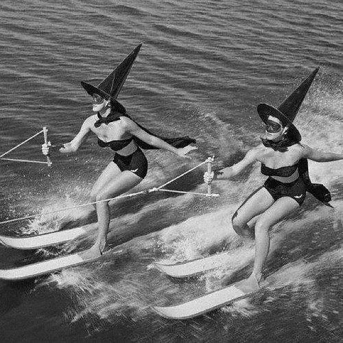 1954: Halloween at Cypress Gardens, a theme park in Florida.