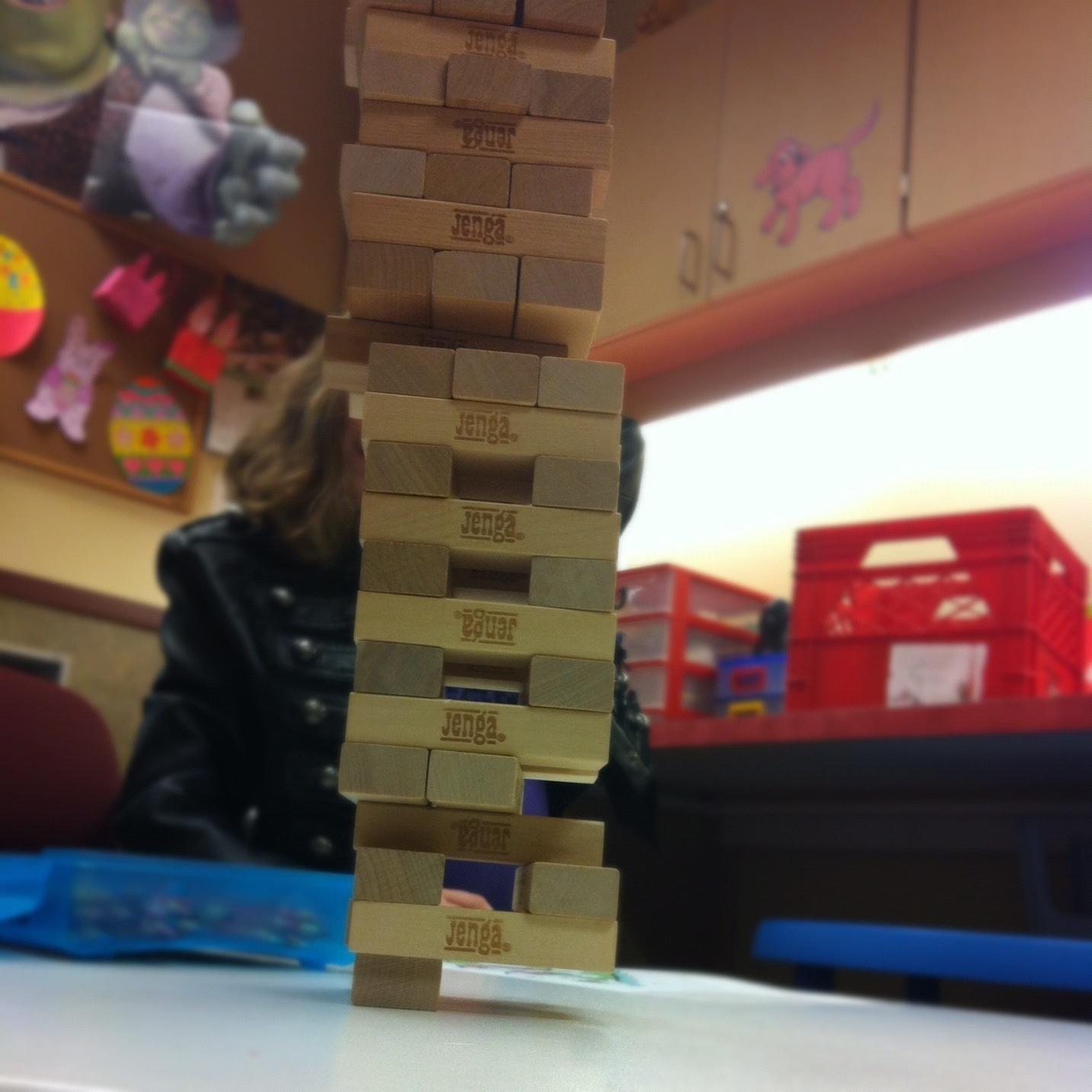 The one Jenga move that's supposed to bring the whole tower down. 