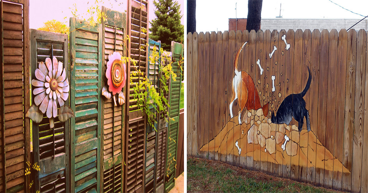 40 άνθρωποι που έκαναν τους φράχτες της αυλής τους πραγματικά έργα τέχνης