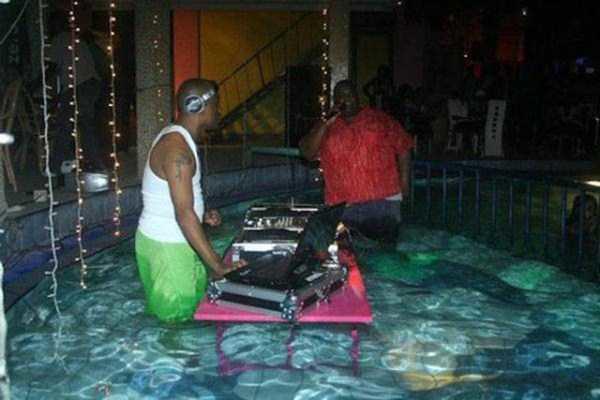Whatever it takes to get a poppin' pool party, right? 