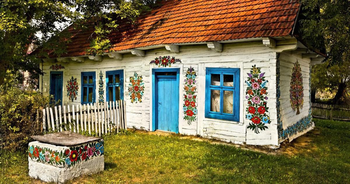 Το ζωγραφιστό χωριό της Πολωνίας με τα πολύχρωμα σπίτια.