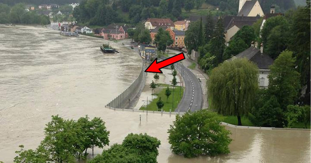 Ποιος φοβάται τις πλημμύρες; Τα κινητά τείχη πλημμύρας στην Αυστρία που κρατούν τους ανθρώπους ασφαλείς.