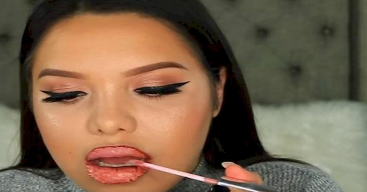 Έβαλε 100 στρώματα lipstick στα χείλη της. Δείτε πως έγινε!