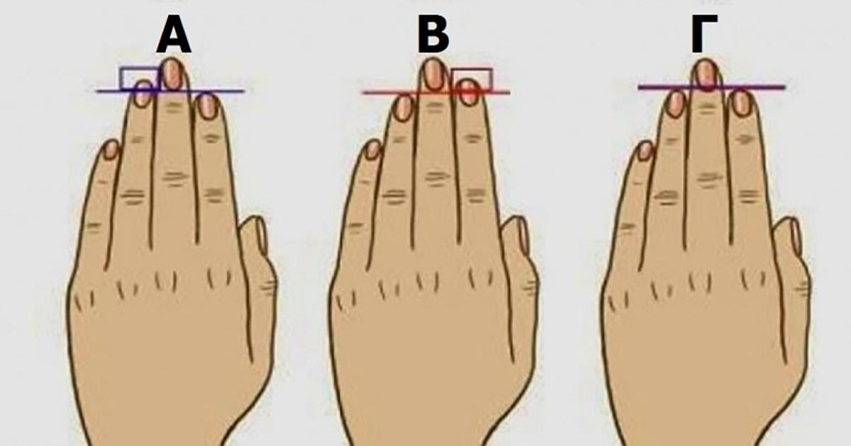 Τι αποκαλύπτει το μήκος των δακτύλων των χεριών για την προσωπικότητά μας!