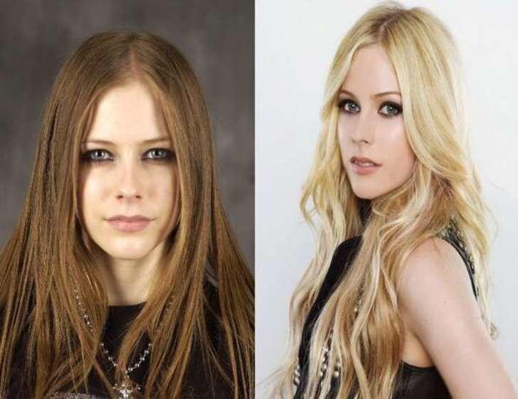 Avril Lavigne has changed her hair color, but other than that, she doesn't seem to have aged a day.