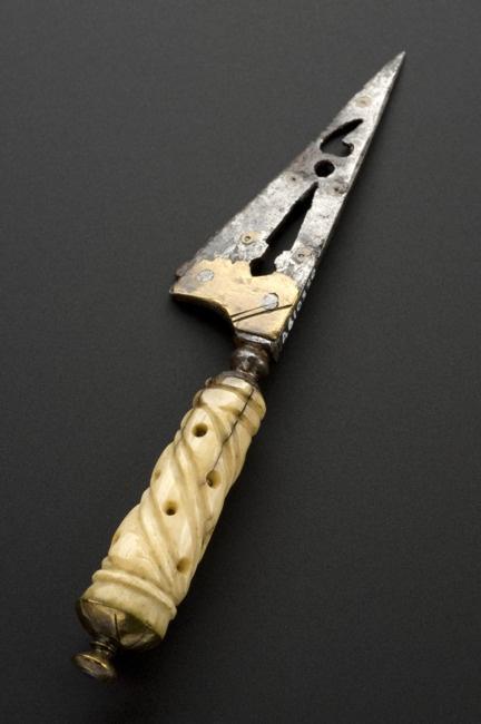 This knife was used during circumcisions in Europe in the 1770's.