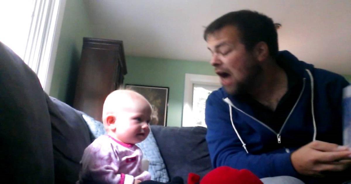 Θείος παίρνει την πιο τρομακτική φωνή για να διαβάσει παραμύθι στην ανιψιά του, και η μικρή ξεκαρδίζεται στα γέλια!