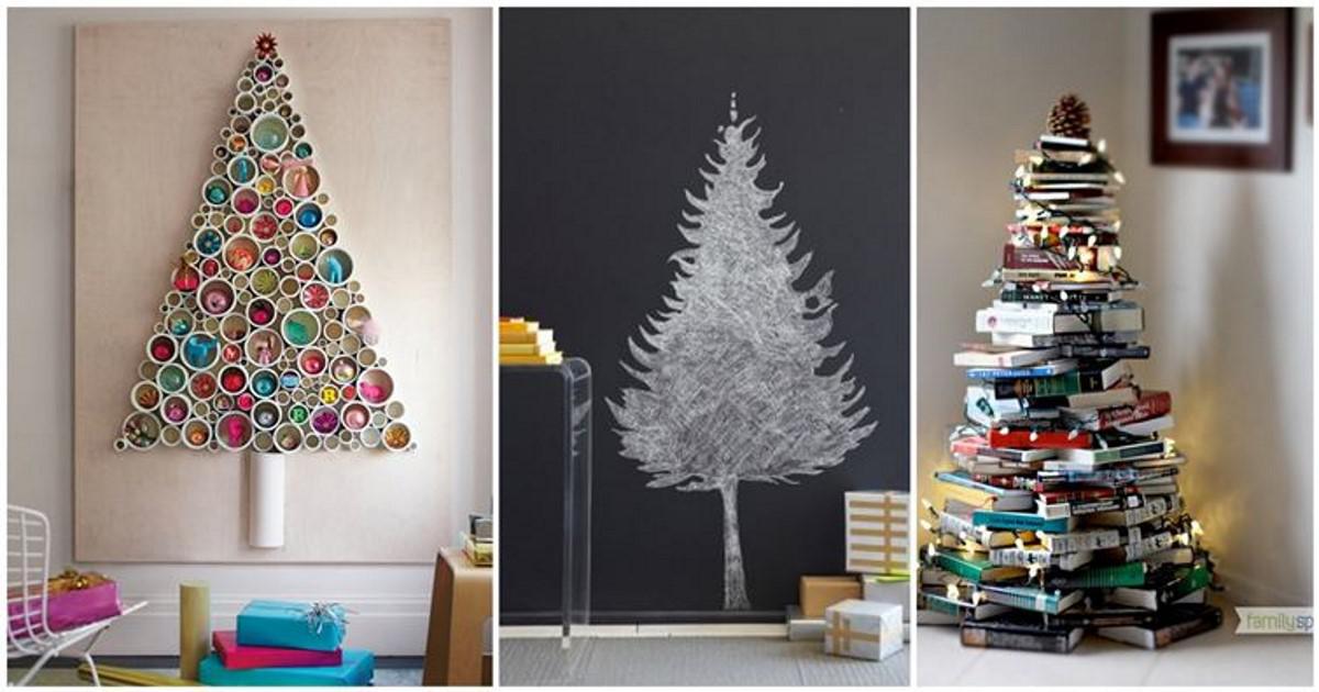 10 εναλλακτικά χριστουγεννιάτικα δέντρα για όλους εσάς που έχετε βαρεθεί τα κλασικά