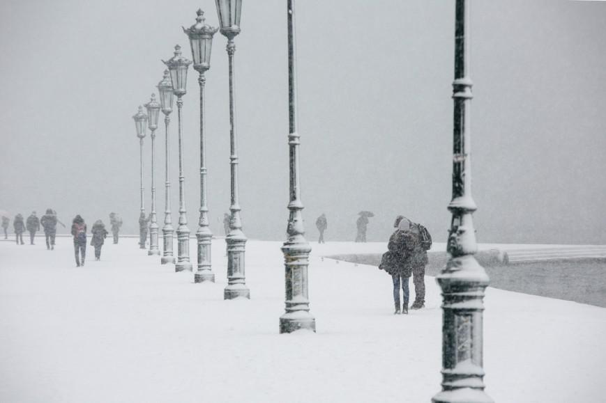 35 φωτογραφίες από τη Θεσσαλονίκη στα λευκά - Το χιόνι κάλυψε τον Λευκό Πύργο και τη Νέα Παραλία 