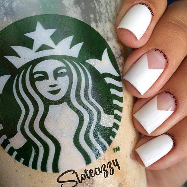 Simple-White-Nail-Design-for-Short-Nails