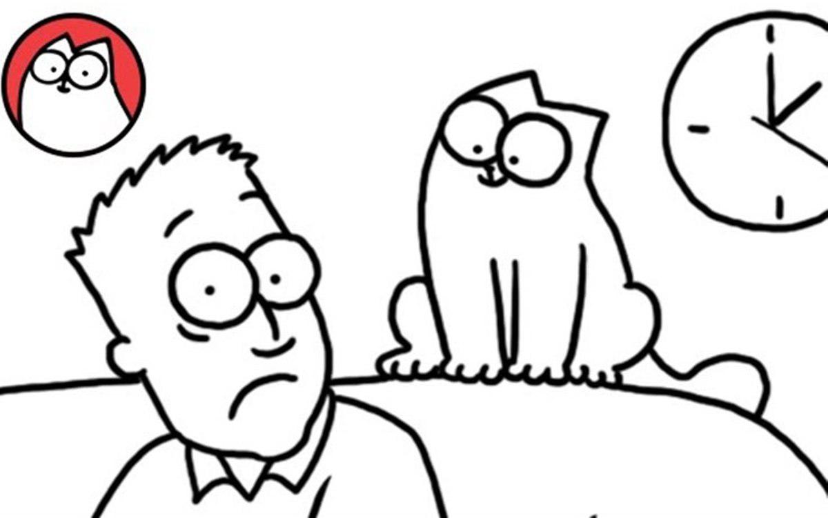 Η καθημερινότητα με μία γάτα μέσα από ένα ξεκαρδιστικό καρτούν