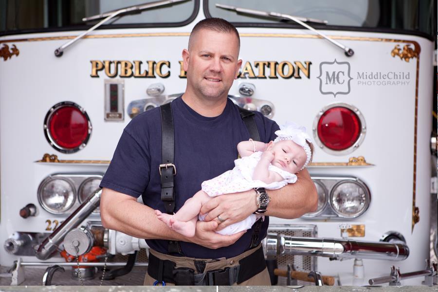 The emergency was actually a woman in labor who wasn't able to make it to the hospital in time. With no one else present but the firemen crew, Hadden stepped up to do the job. 