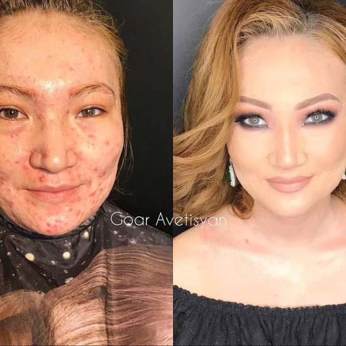 Εκπληκτικές περιπτώσεις γυναικών που μεταμορφώθηκαν με το μακιγιάζ (5)