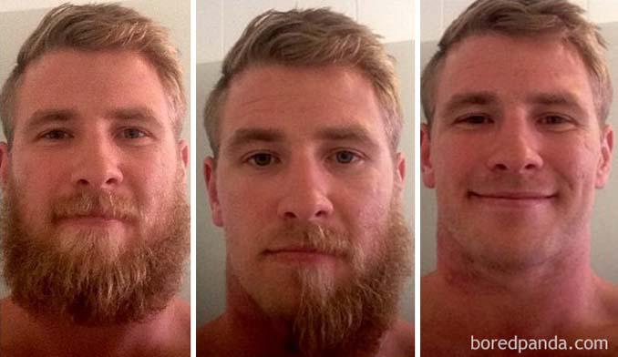 Άνδρες πριν και μετά το ξύρισμα που έγιναν αγνώριστοι (12)