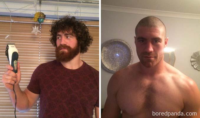 Άνδρες πριν και μετά το ξύρισμα που έγιναν αγνώριστοι (15)