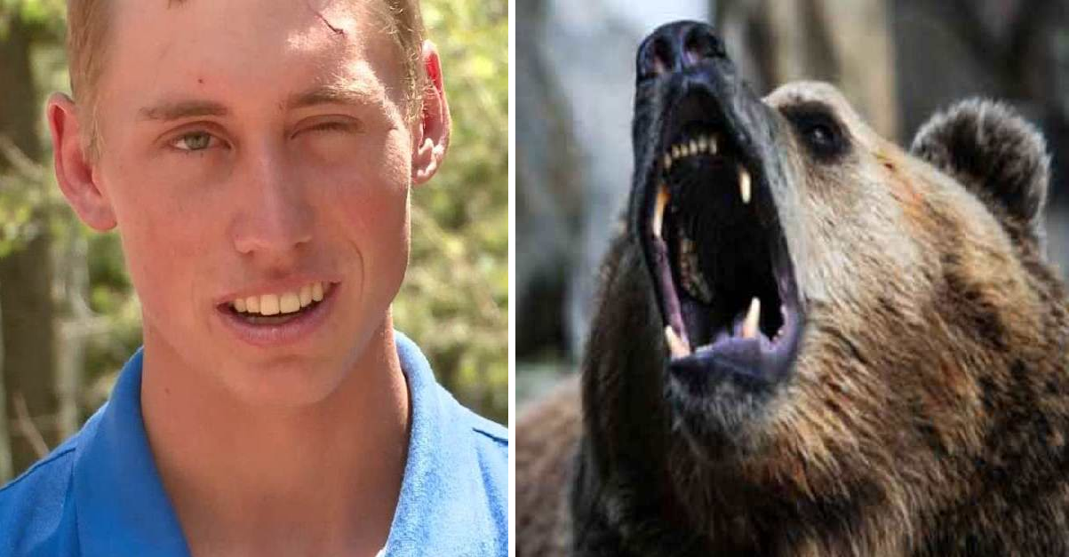19χρονος ξύπνησε από τον ήχο των δοντιών αρκούδας που μασούσε το κεφάλι του