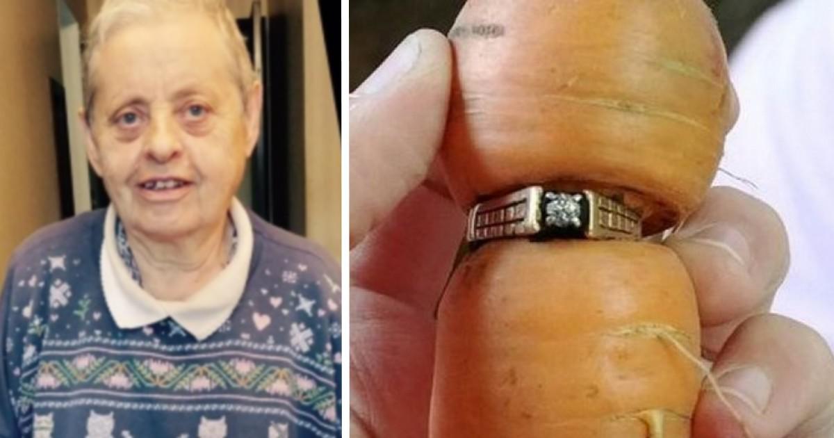 84χρονη χήρα βρήκε τη βέρα της μετά από 13 χρόνια στον κήπο της πάνω σ΄ένα καρότο