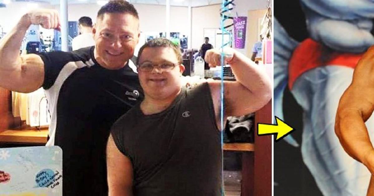 23χρονος άνδρας με Σύνδρομο Down λιώνει στο γυμναστήριο για να εκπληρώσει το όνειρο του να γίνει body builder