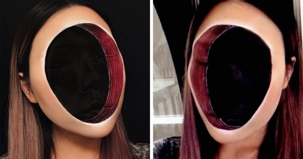 Αυτή η γυναίκα δημιουργεί απίστευτες οφθαλμαπάτες μόνο με μακιγιάζ θα σας κάνει να τρίβετε τα μάτια σας