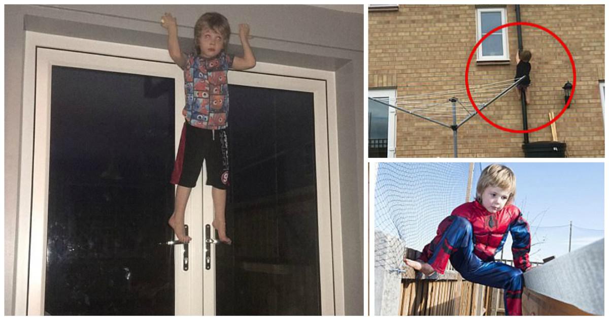 Αυτιστικό παιδί 6 ετών ανέπτυξε σπάνια ικανότητα να σκαρφαλώνει παντού με ευκολία