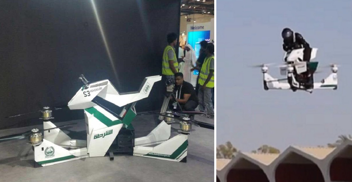 Ντουμπάι: Ξεκίνησαν οι πρώτες περιπολίες αστυνομικών με ιπτάμενες μηχανές