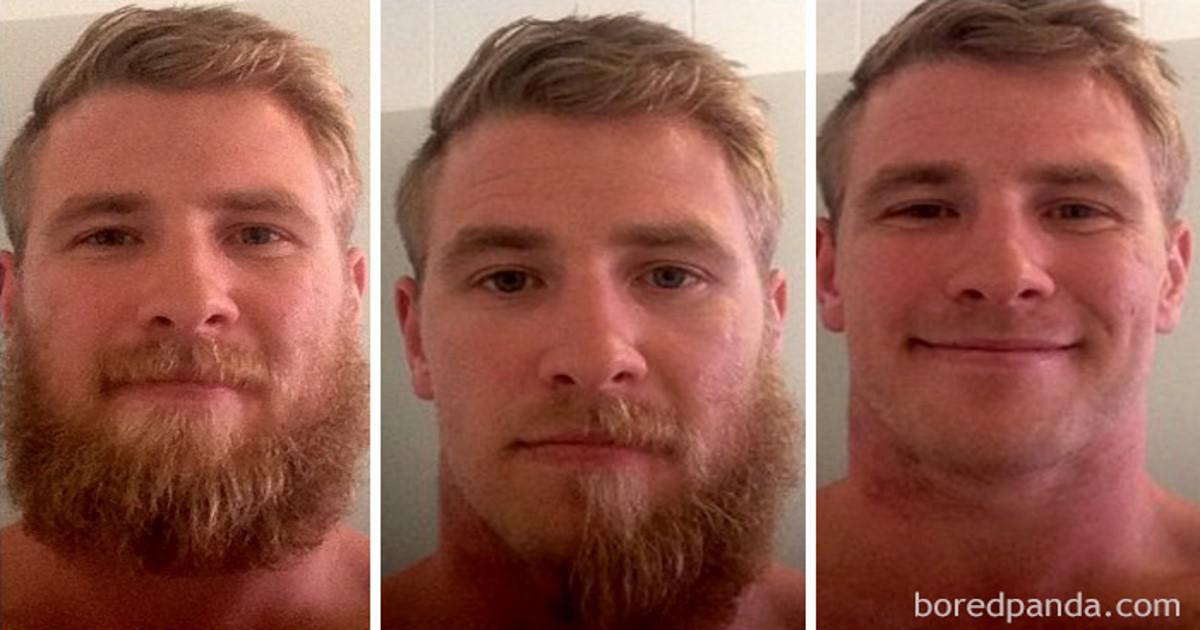 20 πριν και μετά φωτογραφίες με μουσάτους άντρες που τόλμησαν δραστικό ξύρισμα