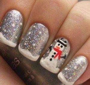 glitter asimi snowman