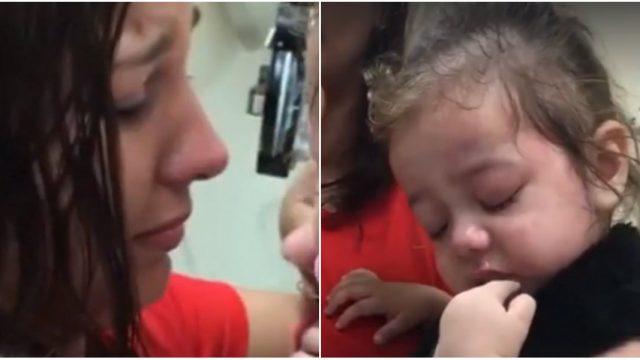 After two years of being blind and deaf, toddler sees and hears her mother for the first time