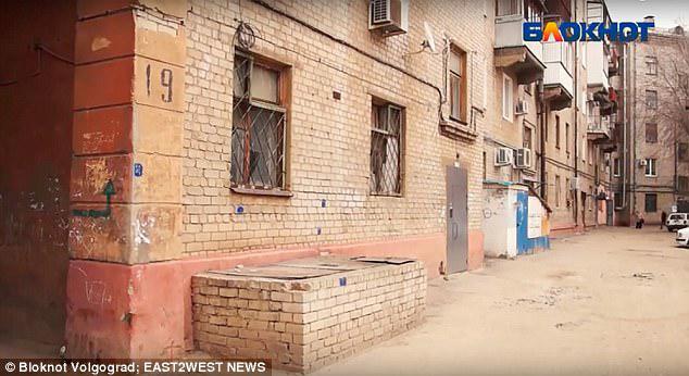 They have been remanded in custody in Volgograd (formerly Stalingrad) and, if convicted, face up to 20 years in jail. Pictured: Their home in the city 