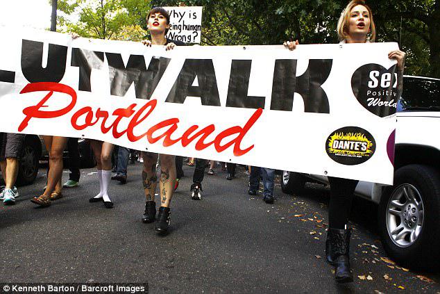 Elle is a proud feminist and organisises the annual Slutwalk in Portland to raise awareness around sexual violence and harassment 