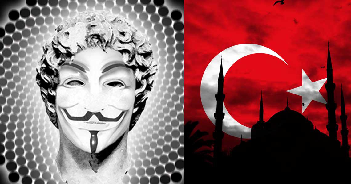 Oι Έλληνες Anonymous έκαναν επίθεση στον μυστικό στρατό του Ερντογάν και σε τουρκικές τράπεζες