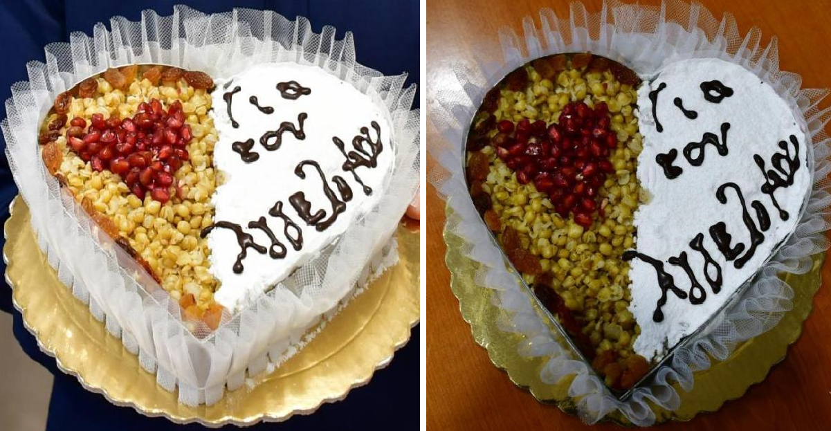 Ναύπλιο: Άντρας πήρε δώρο στη γυναίκα του τούρτα από κόλλυβα για να γιορτάσουν τον Άγιο Βαλεντίνο