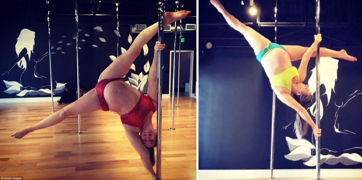 Ετοιμόγεννη κάνει pole dancing και προκαλεί αντιδράσεις στο Instagram