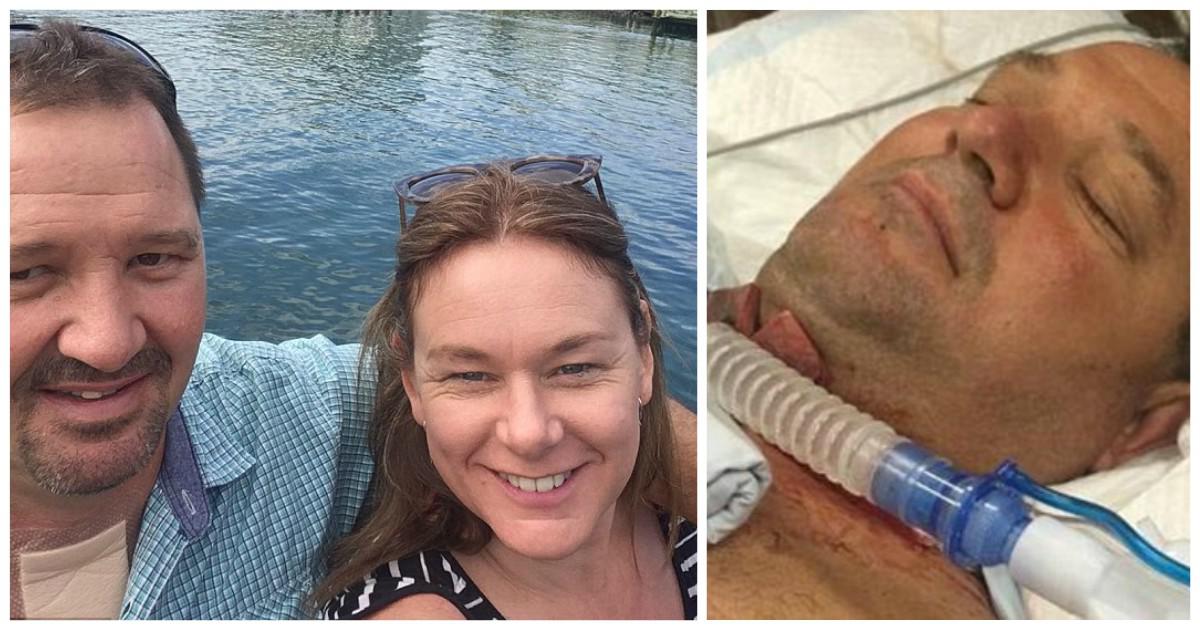 Γυναίκα έσκισε με μαχαίρι το λαιμό του άντρα της που πνίγονταν από κομμάτι μπριζόλας για να του σώσει τη ζωή