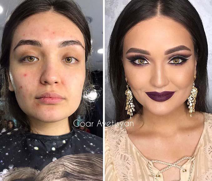 Γυναίκες πριν και μετά την μεταμόρφωση με μακιγιάζ που μοιάζουν άλλος άνθρωπος (16)